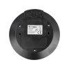Czujnik ruchu 360st V-TAC natynkowy sufitowy slim 25mm czarny VT-8027